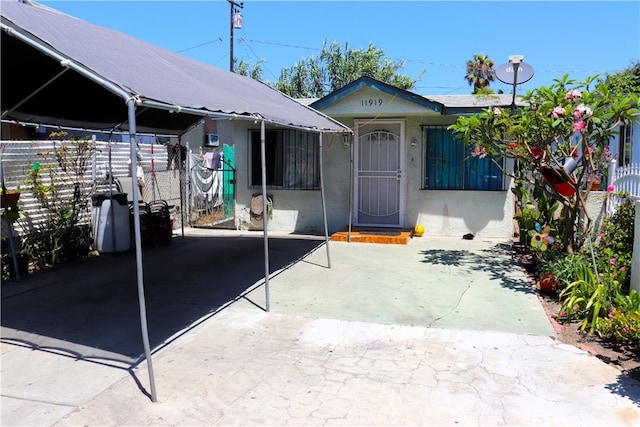 exterior space featuring a patio