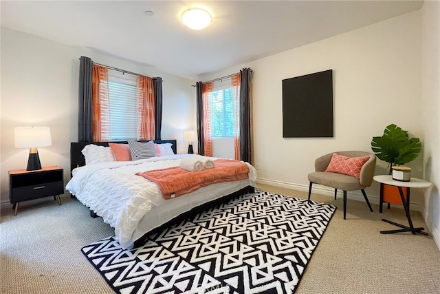 bedroom featuring carpet floors