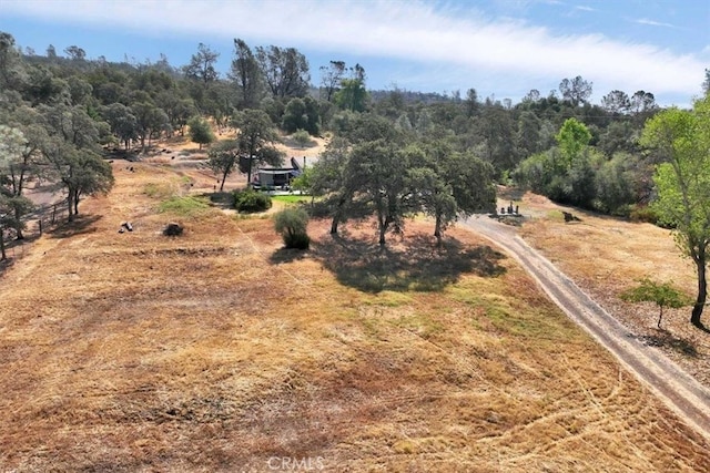 bird's eye view with a rural view