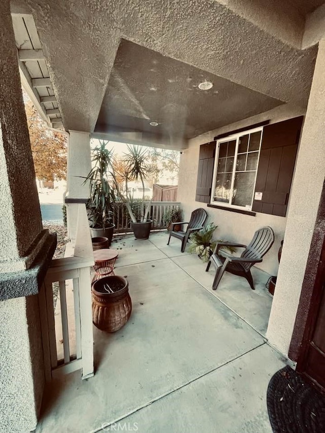 view of patio / terrace featuring a porch