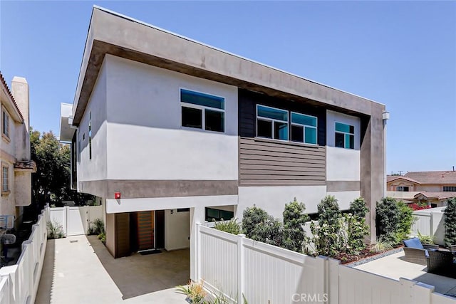 view of home's exterior featuring a patio area