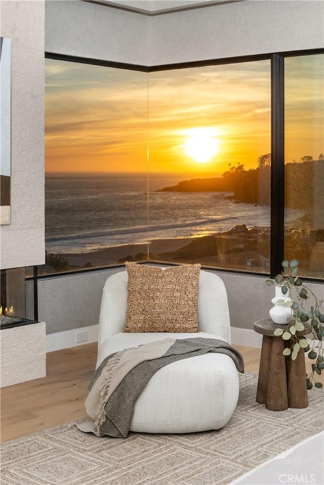 13 Ritz Cove Dr, Dana Point, CA 92629 - sitting room featuring wood finished floors