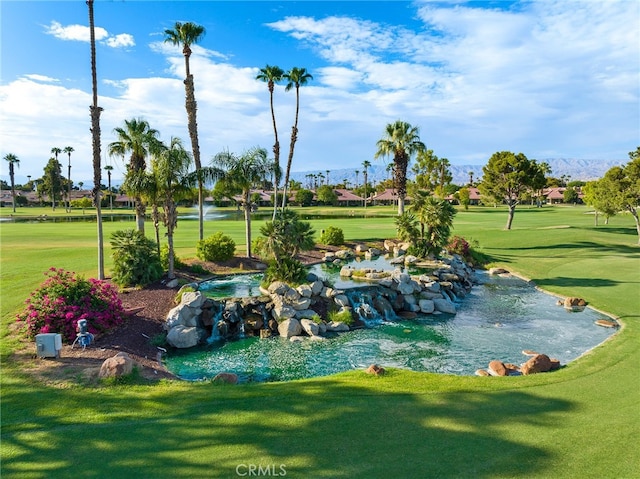 77640 Woodhaven Dr N, Palm Desert, CA 92211 - view of community with a lawn and golf course view