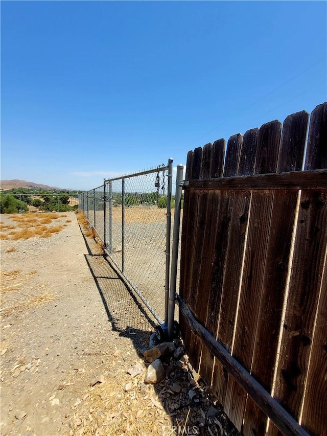 view of gate