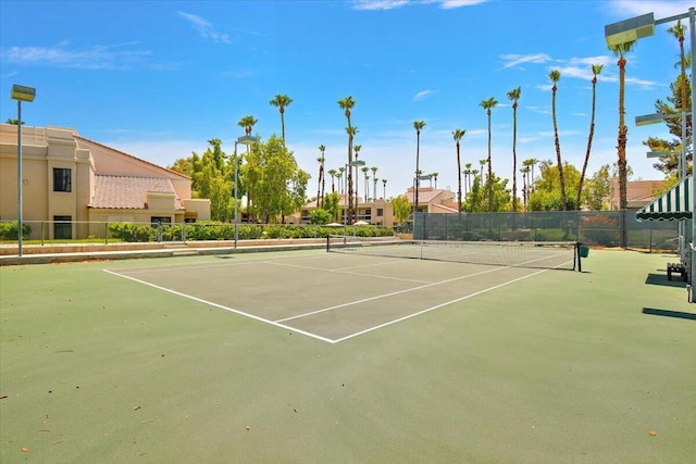 view of sport court