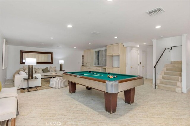 19 Marguerite Dr, Rancho Palos Verdes, CA 90275 - game room featuring recessed lighting and billiards