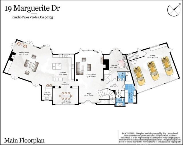 19 Marguerite Dr, Rancho Palos Verdes, CA 90275 - home floor plan