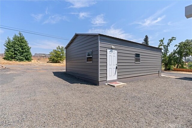 view of outbuilding