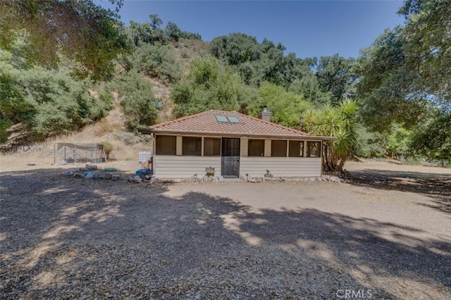 view of ranch-style home