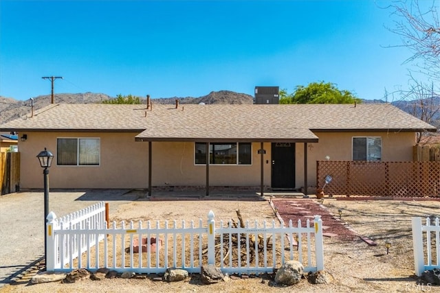 view of ranch-style home