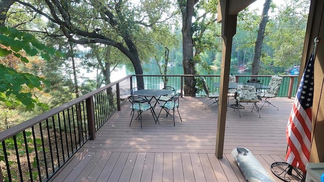 view of deck