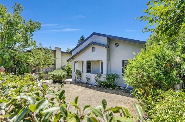 view of front of home