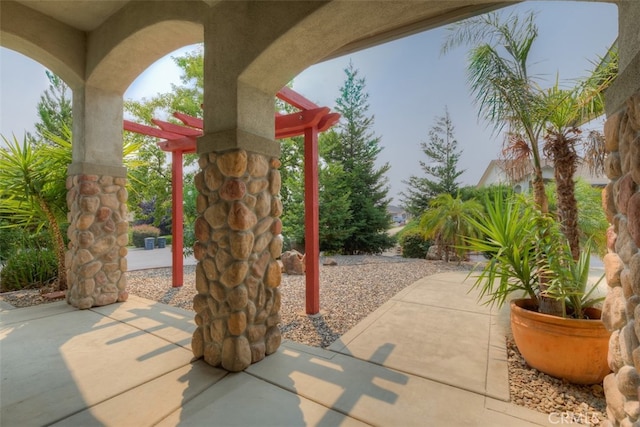 view of patio