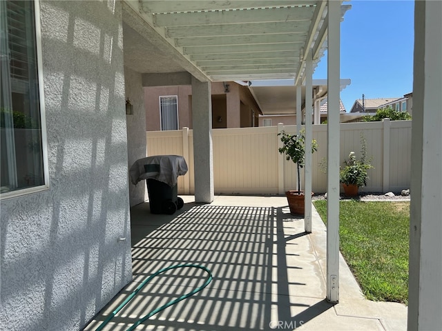 view of patio