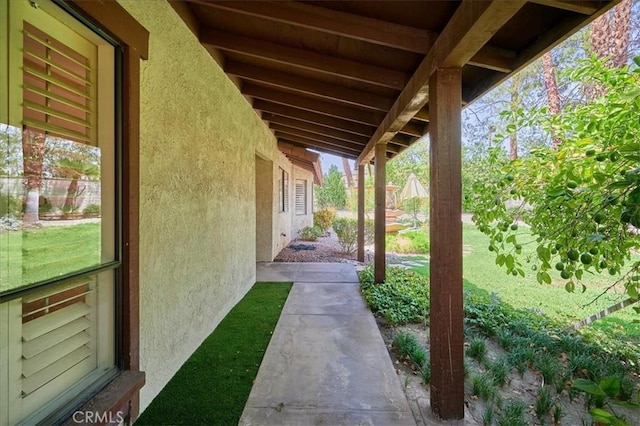 view of patio