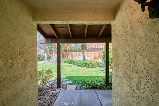 view of patio