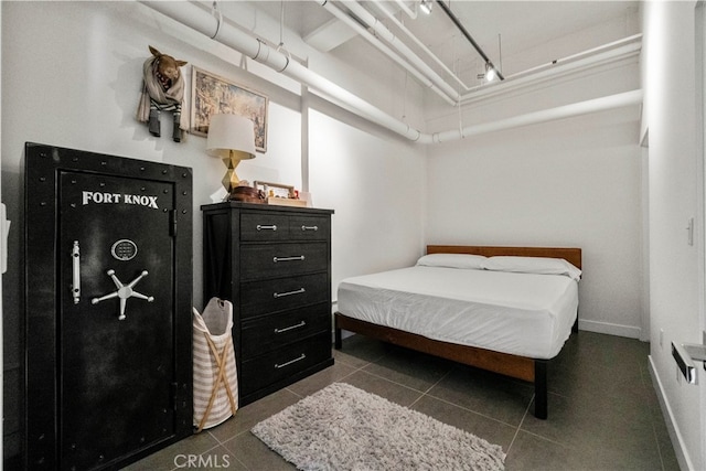 view of tiled bedroom