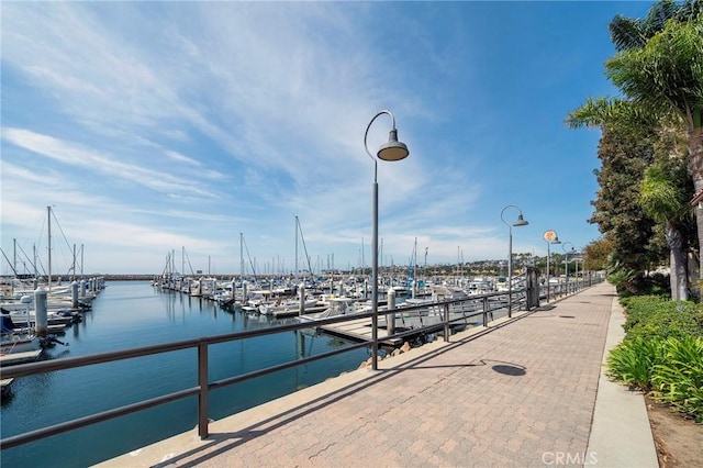 637 S Grand Ave Unit 4, San Pedro, CA 90731 - dock area with view of marina and a water view