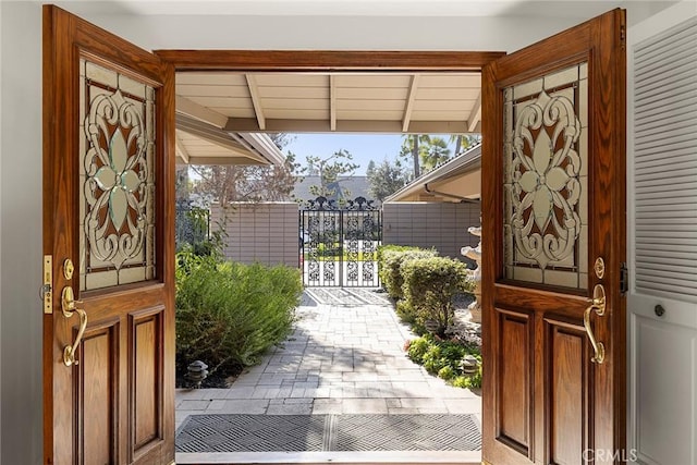 view of doorway