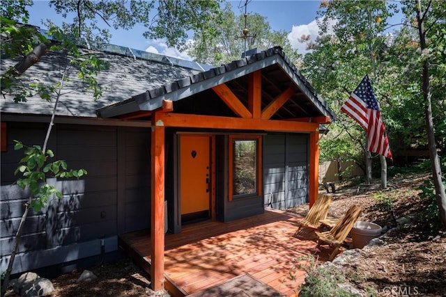 view of outbuilding