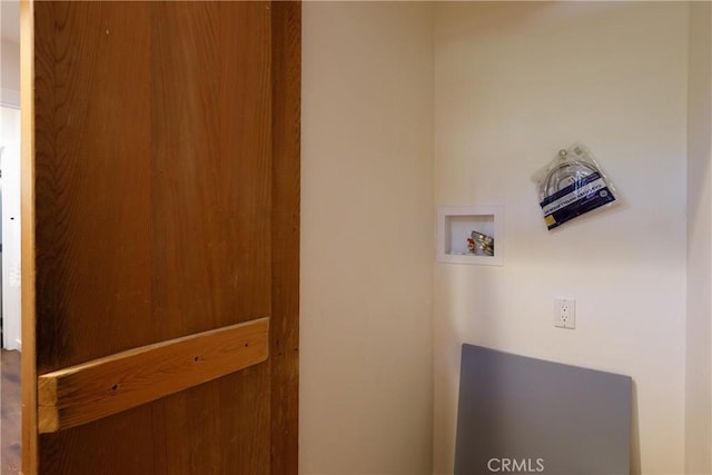 laundry area with hookup for a washing machine