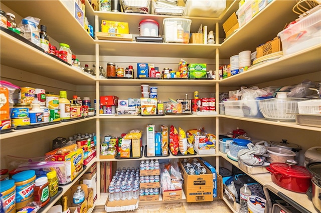 view of pantry