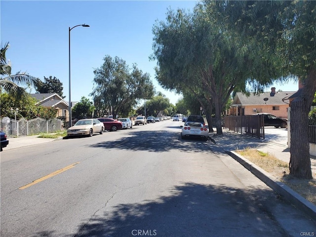 view of street