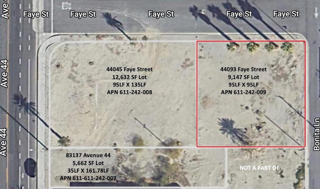 44093 Faye St, Indio CA, 92201 land for sale