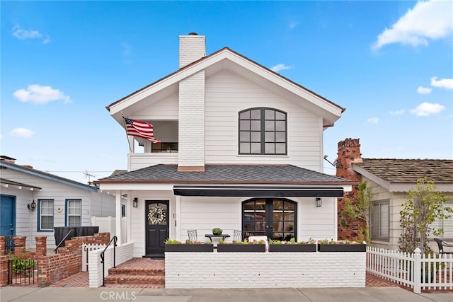 front facade featuring a porch