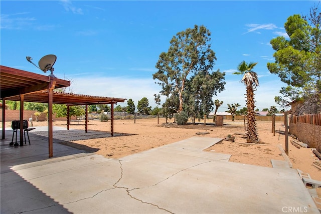 exterior space with a patio