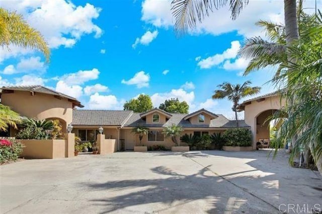 view of mediterranean / spanish house