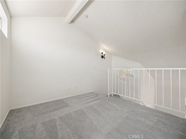19810 Sandpiper Pl Unit 22, Newhall, CA 91321 - bonus room with carpet floors, lofted ceiling with beams, and a textured ceiling
