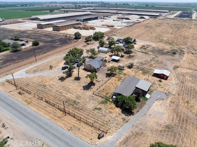 drone / aerial view featuring a rural view