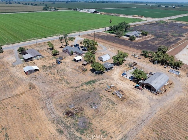 bird's eye view featuring a rural view