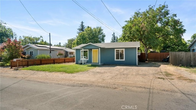 view of ranch-style home