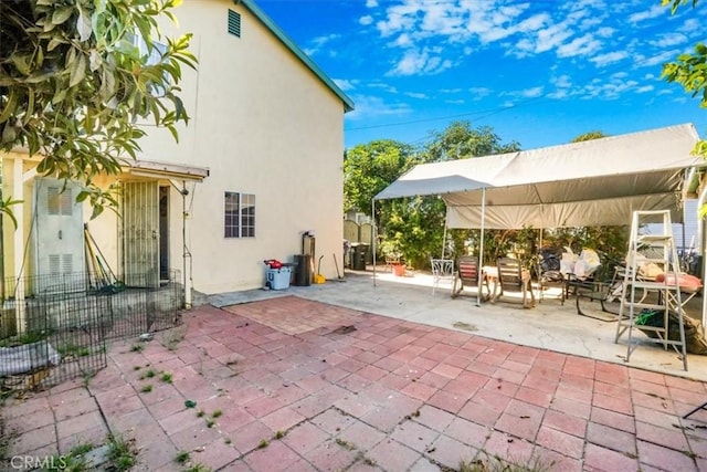 view of patio / terrace with fence