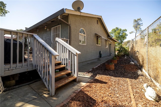 view of rear view of property