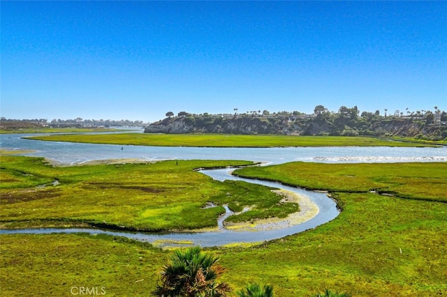 view of property's community featuring a water view