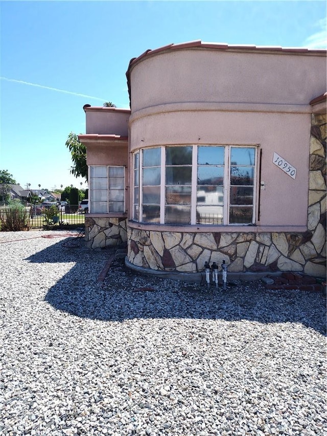 view of back of property