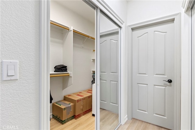 view of closet