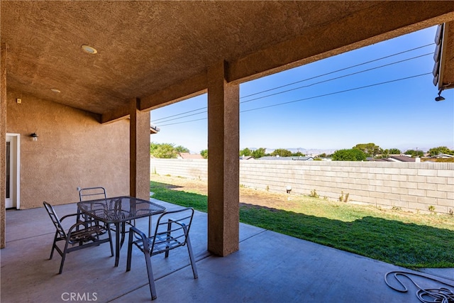 view of patio / terrace