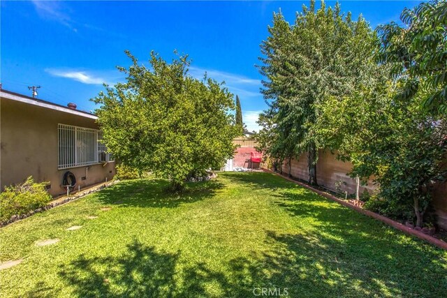 15937 Manzanita Dr, Fontana, CA 92335 - view of yard featuring a fenced backyard