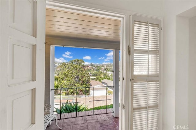 entryway with a wealth of natural light