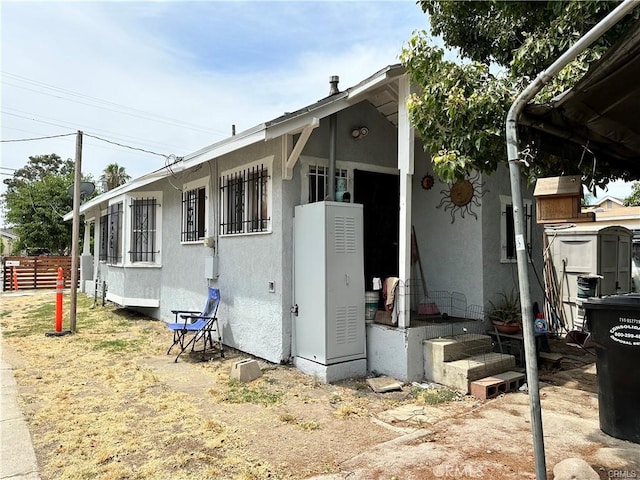 view of side of property