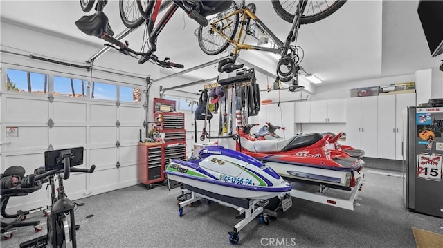 2221 Ventia, Tustin, CA 92782 - garage featuring freestanding refrigerator
