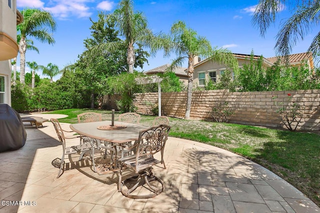 view of patio