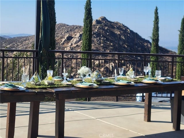 34135 Cameron Dr, Sage, CA 92544 - balcony featuring a mountain view