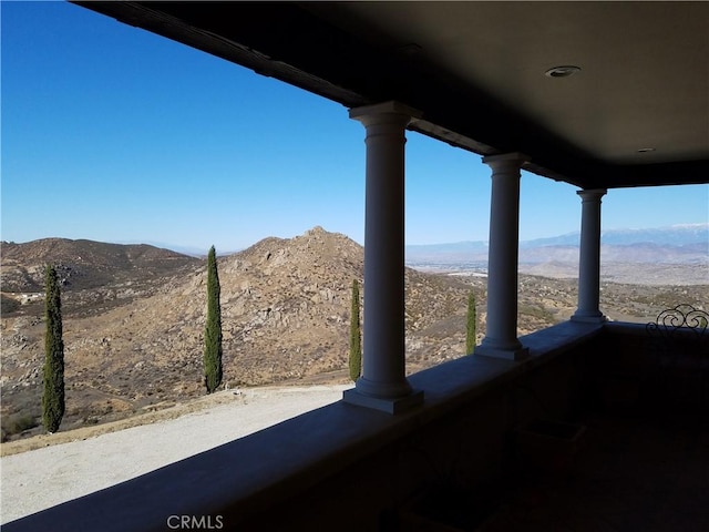 34135 Cameron Dr, Sage, CA 92544 - view of yard featuring a mountain view