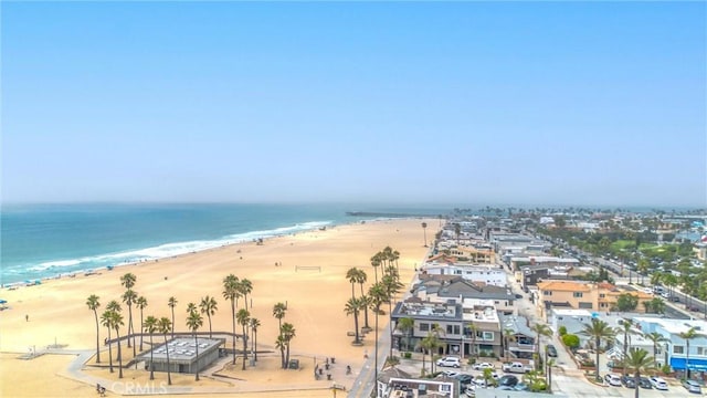 property view of water with a view of the beach