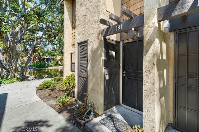 view of entrance to property